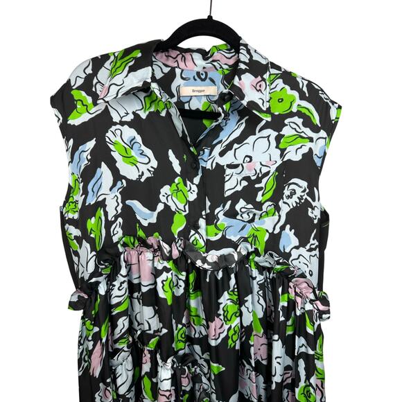 Brogger Ella Gown Silk Floral Maxi Dress Size XS - Picture 10 of 16